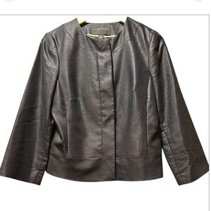Banana Republic Metallic Gray Women's Blazer
